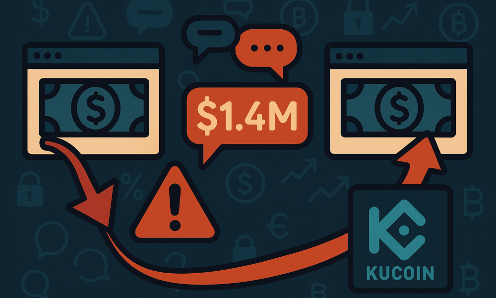 Crypto trader claims $1.4 million in OTC scam, KuCoin deposit stirs speculation