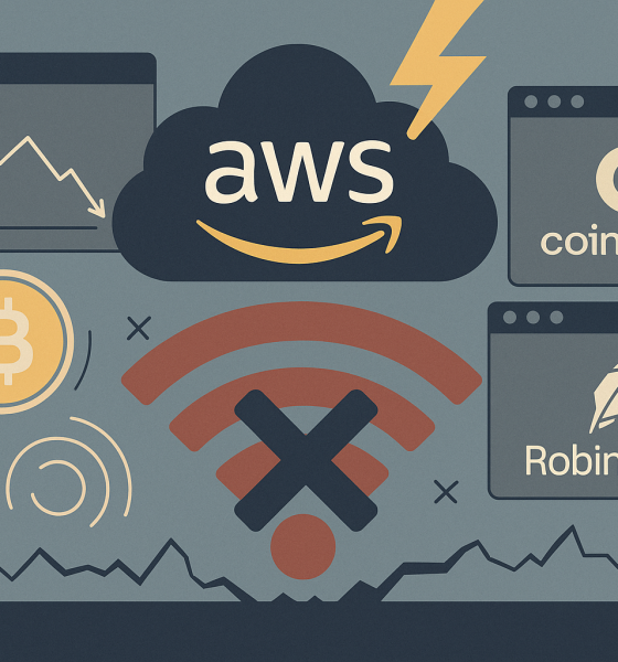 Crypto traders locked out as AWS outage cripples Coinbase and Robinhood