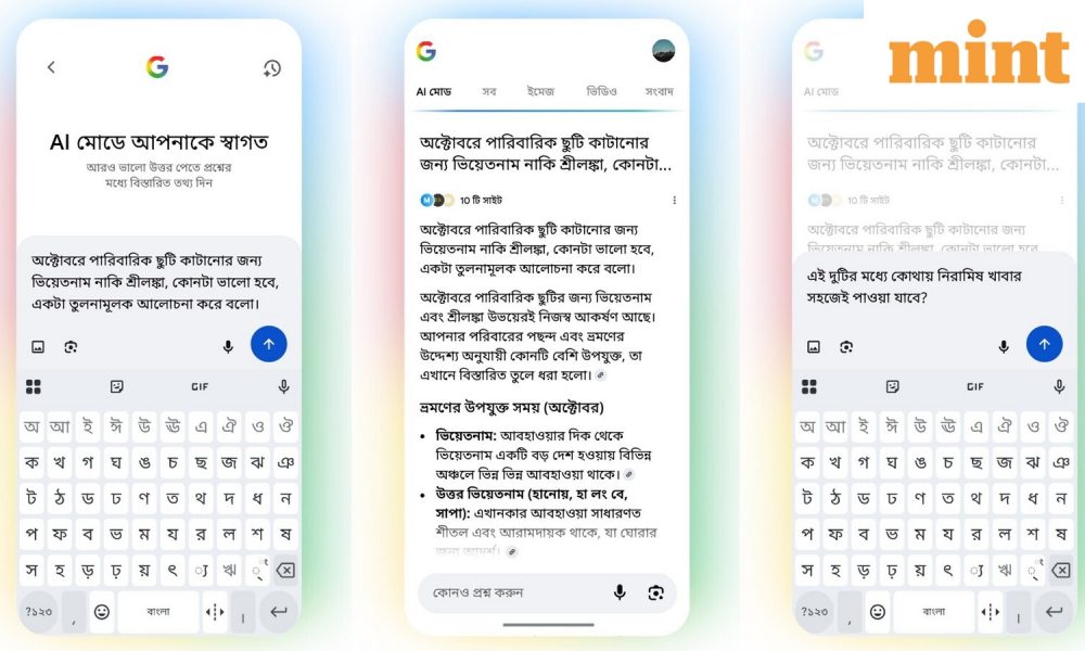 Google brings Search Live to India, AI mode gains support for 7 new Indian languages