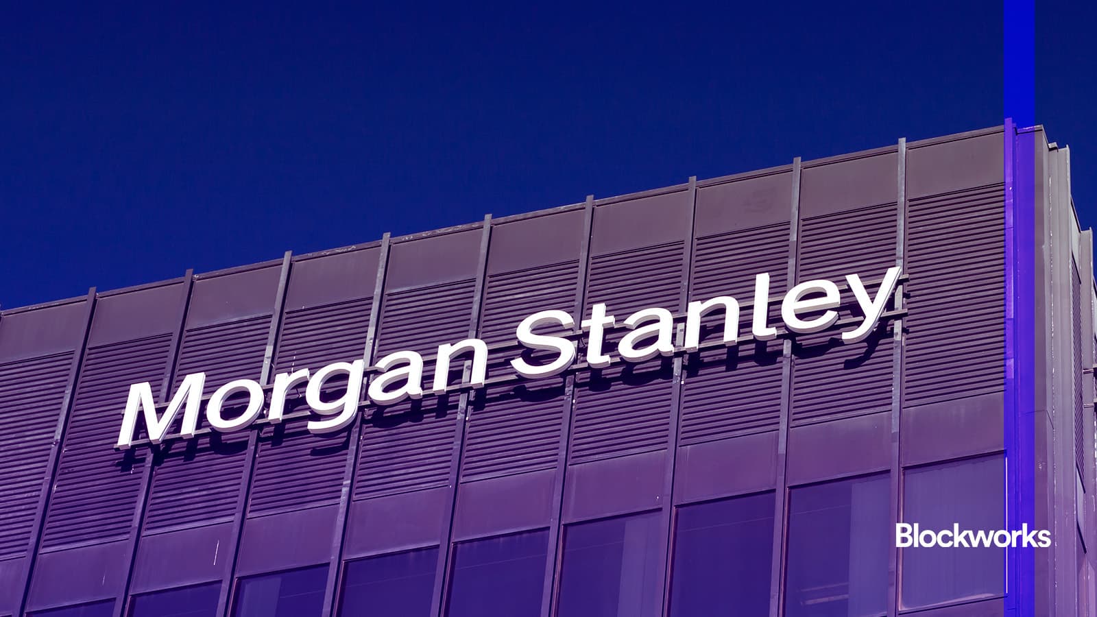 Morgan Stanley opens crypto fund access to all wealth clients