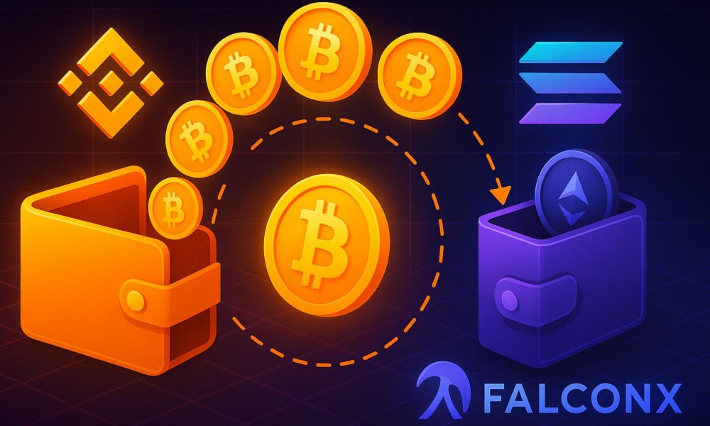 New Wallets Move Over $160M In Bitcoin From Binance And FalconX – Details