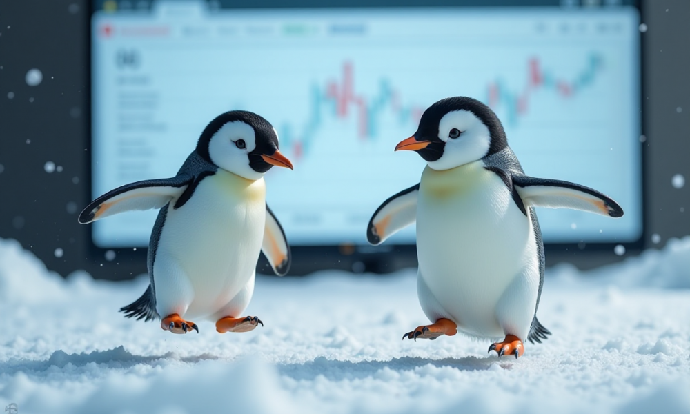 PENGU turns bullish as Pudgy Penguins teams up with Nasdaq-listed Sharps Technology