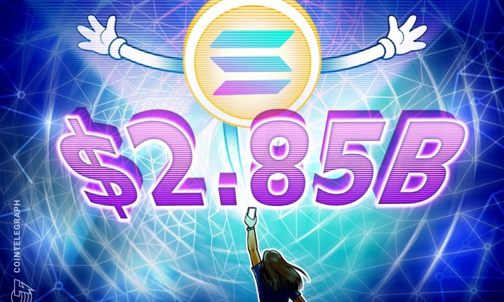 Solana earns $2.85B as ETFs, treasuries boost institutional demand