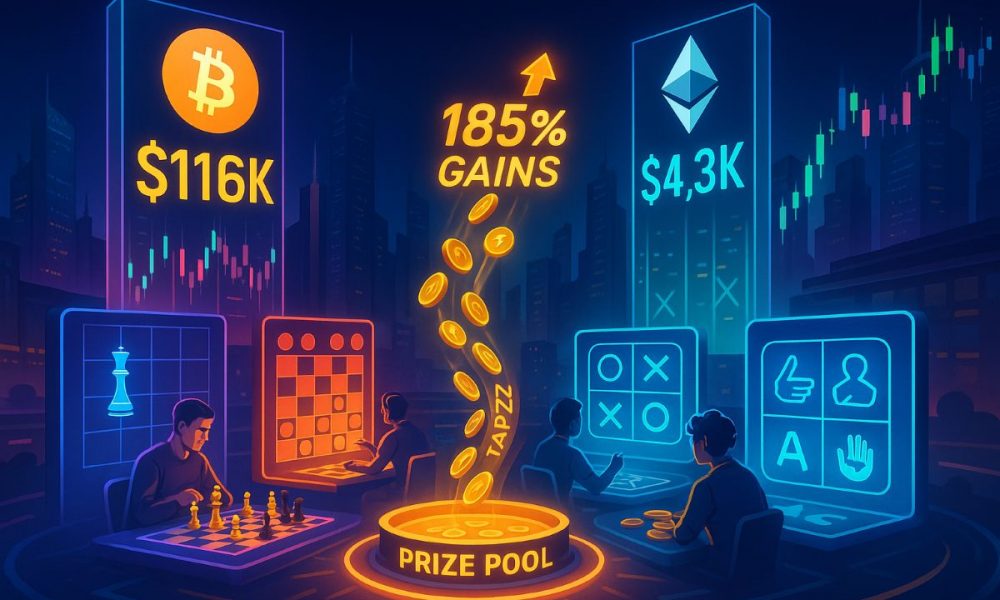 As $BTC and $ETH Rally, $TAPZI Offers Potential 185% Returns.