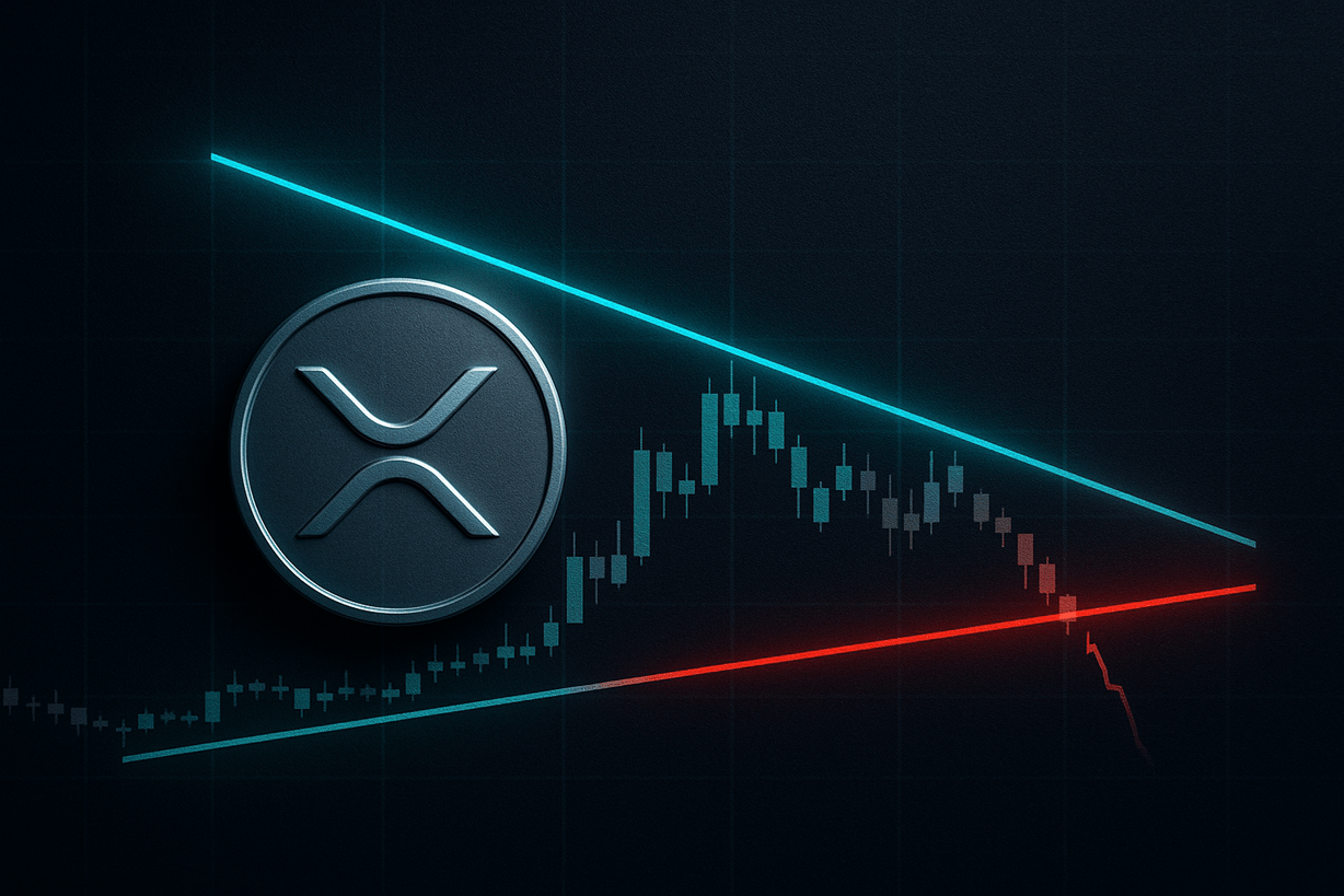 XRP Could Retest Triangle Support At $2.72, Analyst Warns
