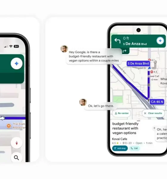 Google Maps integrates Gemini for hands-free routing, real-world landmark navigation and more