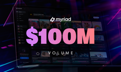 Prediction Market Myriad Hits $100M Milestone, Growing 10x in Three Months