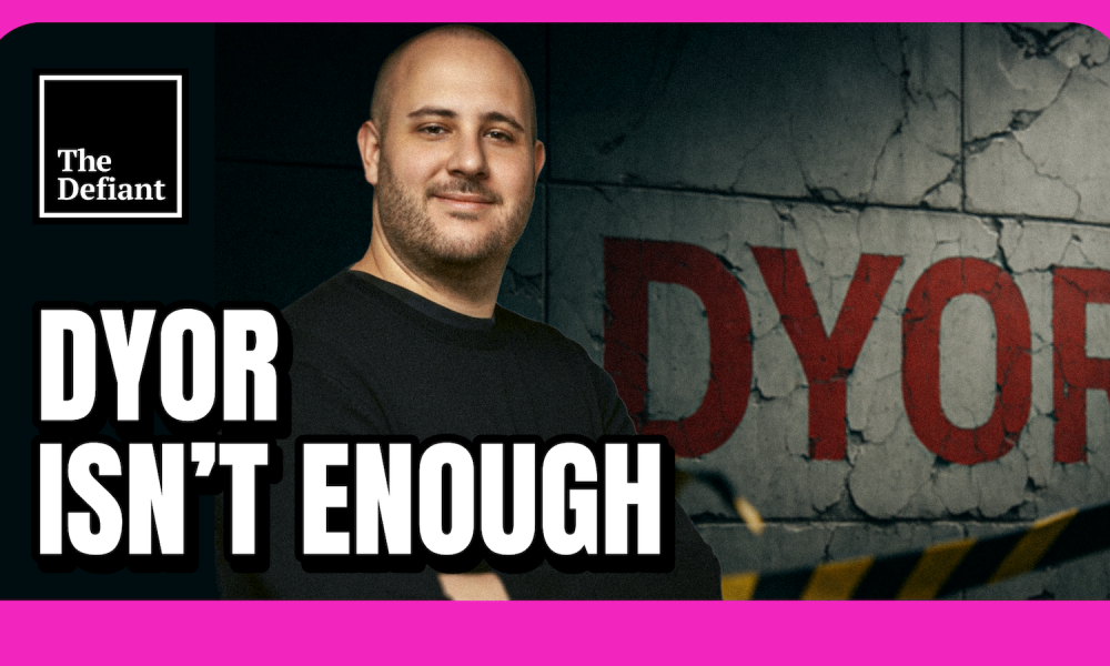 ​​Is DYOR Dead? Building a Safer Web3 with Alex Katz