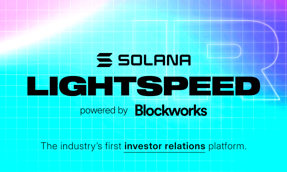 Blockworks launches investor relations platform with Solana