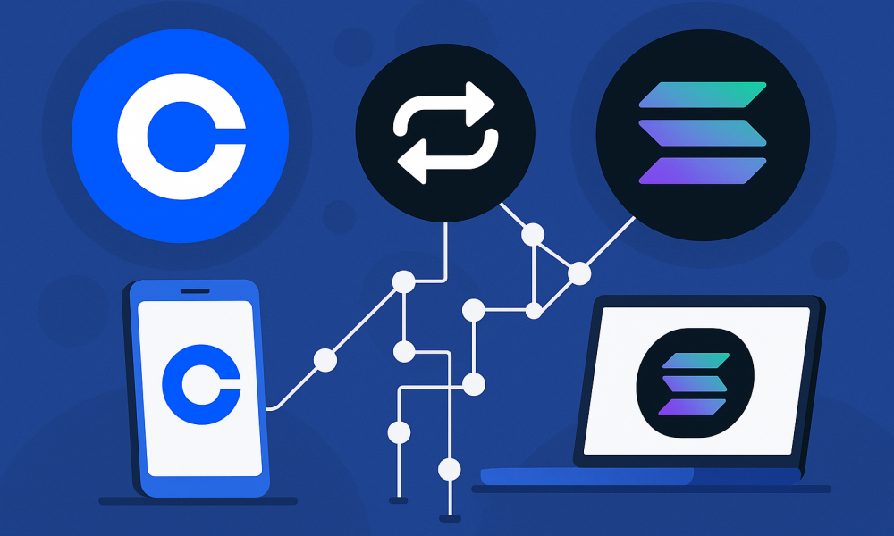 Coinbase expands Solana trading access with integrated on chain swaps