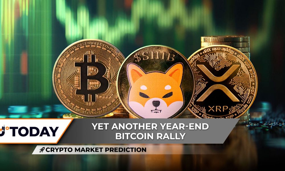 Crypto Market Prediction: Shiba Inu's (SHIB) First Big Test in 2026, Bitcoin (BTC) Enters Year-End Rally Again, XRP $2 Is Target Again