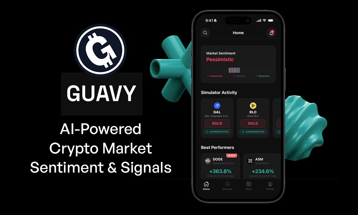 Guavy Launches Mobile App: AI-Powered Crypto Market Sentiment and Trading Signals
