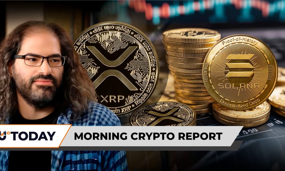 Morning Crypto Report: Ripple CTO Says XRP Holdings Are Undervalued, Andrew Tate Declares He's 'Huge on Bitcoin,' Solana Drops Rare XRP Mention