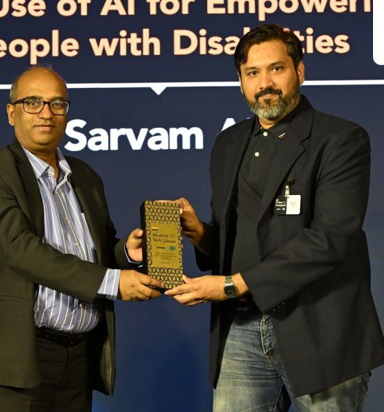 Sarvam AI and Ridlan AI Foundation awarded for empowering people with disabilities