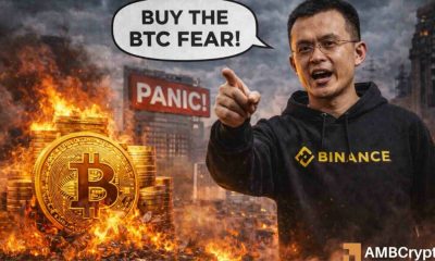 ‘Extreme fear’ returns to Bitcoin - Binance’s CZ sees a reward, not a warning