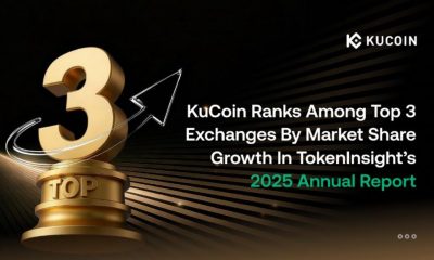 KuCoin Flexes Muscle, Ranks Among Top Three Exchanges by Market Share Growth in TokenInsight 2025 Report