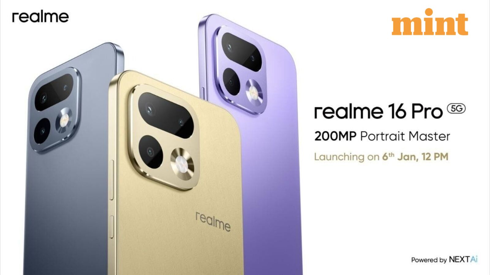 Realme 16 Pro, Realme 16 Pro+ India launch tomorrow: 200MP camera, AMOLED display and what to expect