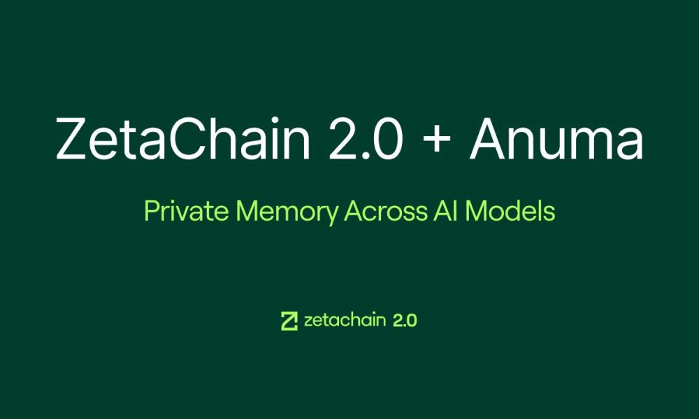 ZetaChain 2.0 Launches With Anuma, Bringing Private Memory and AI Interoperability to Creators