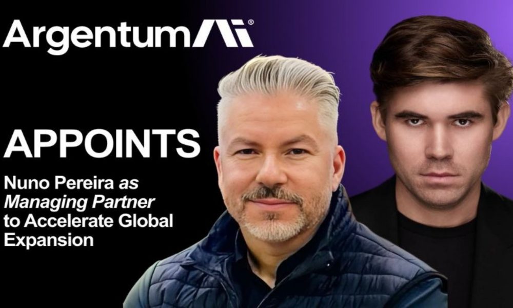 Argentum AI Unveils Nuno Pereira As Managing Partner, Eying Faster Global Expansion