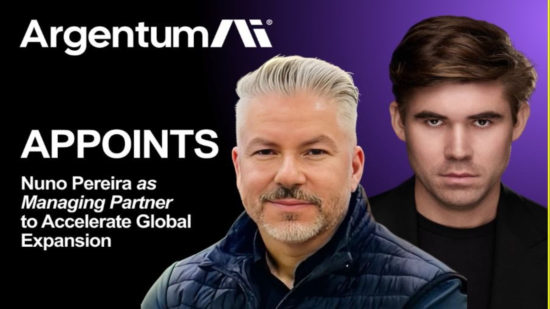 Argentum AI Unveils Nuno Pereira As Managing Partner, Eying Faster Global Expansion