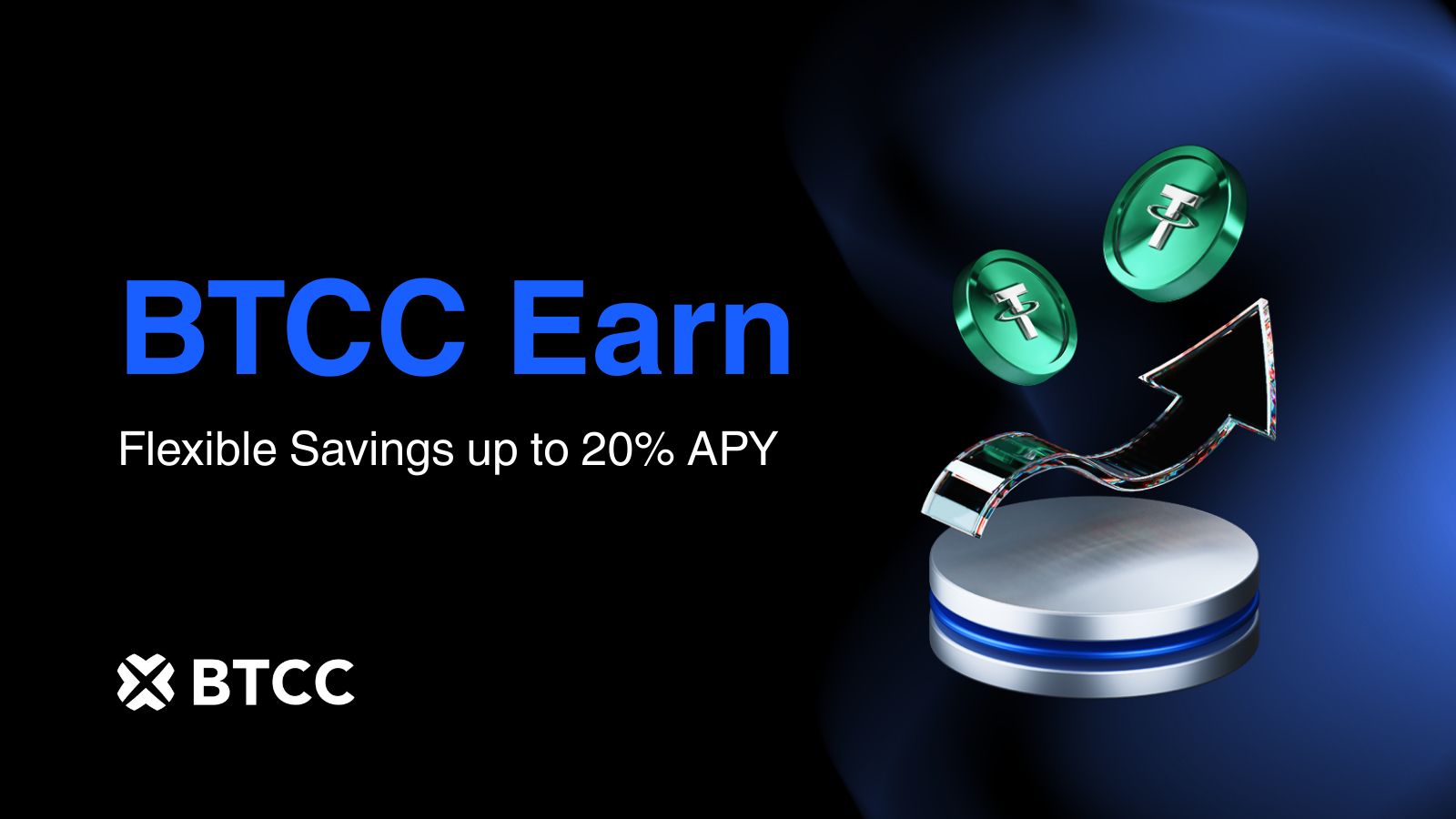 BTCC Exchange Launches BTCC Earn with Flexible 20% APY and Exclusive New User Offer