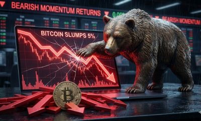 Bitcoin Price Slumps 5%