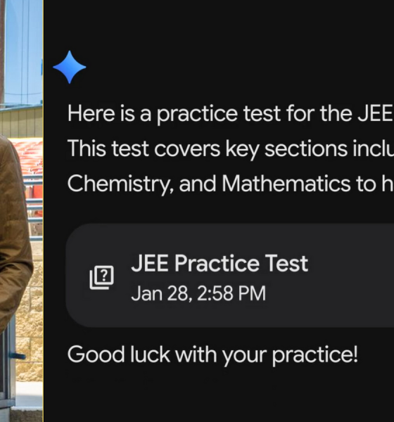 Google Gemini launches JEE Main mock test papers: IIT Kharagpur alumnus Sundar Pichai goes nostalgic, ‘If I could…’