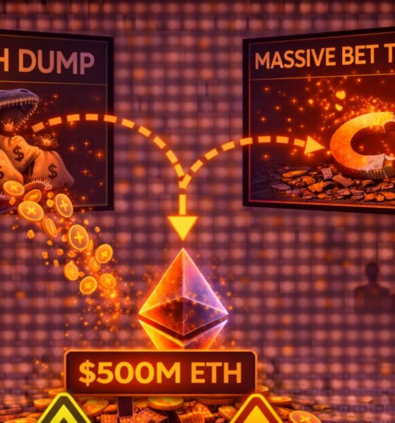 Hyperunit Whale Dumps $500M In Ethereum As Massive Crypto Bet Turns Sour