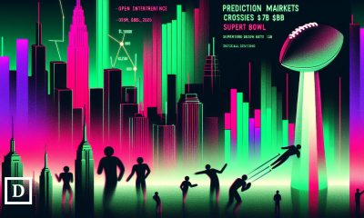 Prediction Market Open Interest Crosses $1B as Super Bowl Boosts Bets