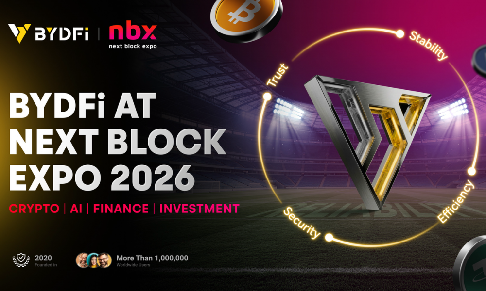 BYDFi Expands European Reach with Next Block Expo 2026 Sponsorship in Warsaw