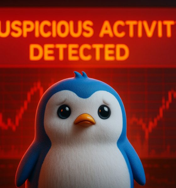 Pudgy Penguins move $66M in PENGU tokens to exchange