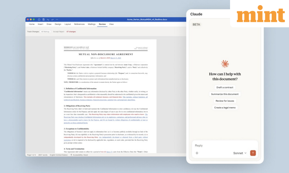 Anthropic brings Claude AI to Microsoft Word so you can chat with your documents