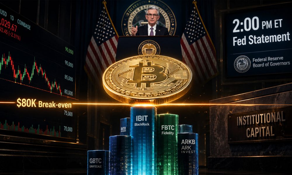 Bitcoin heads into Fed decision today at the exact price where its strongest holders may finally sell
