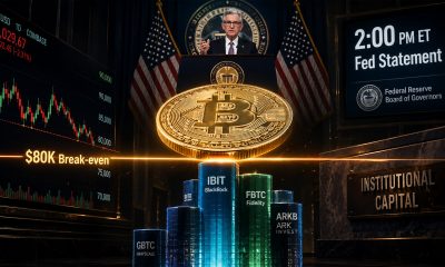 Bitcoin heads into Fed decision today at the exact price where its strongest holders may finally sell