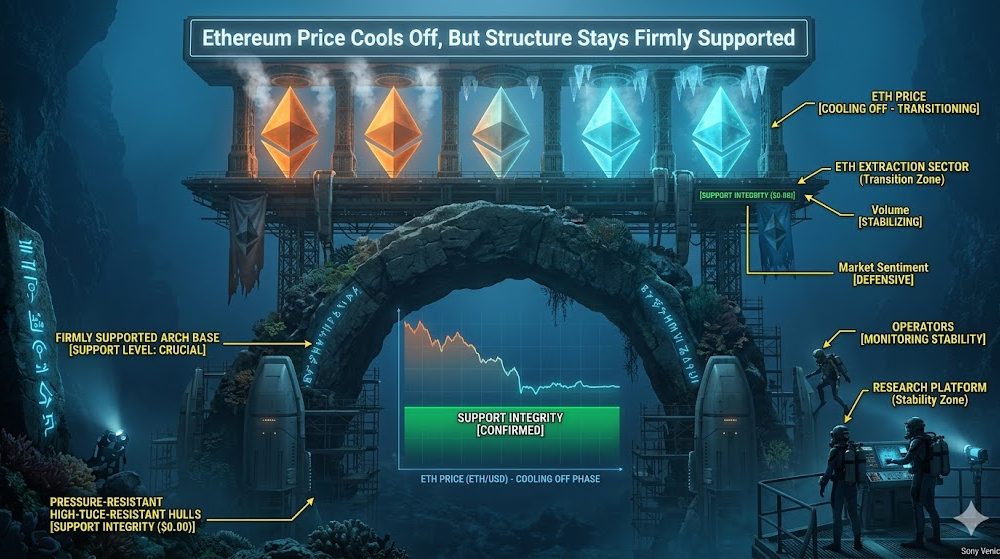 Ethereum Price Cools Off, But Structure Stays Firmly Supported
