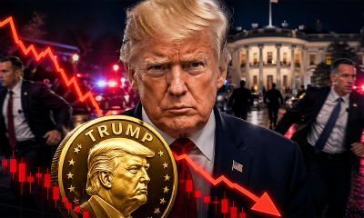 Official TRUMP token price in free fall amid White House shooting incident after memecoin gala