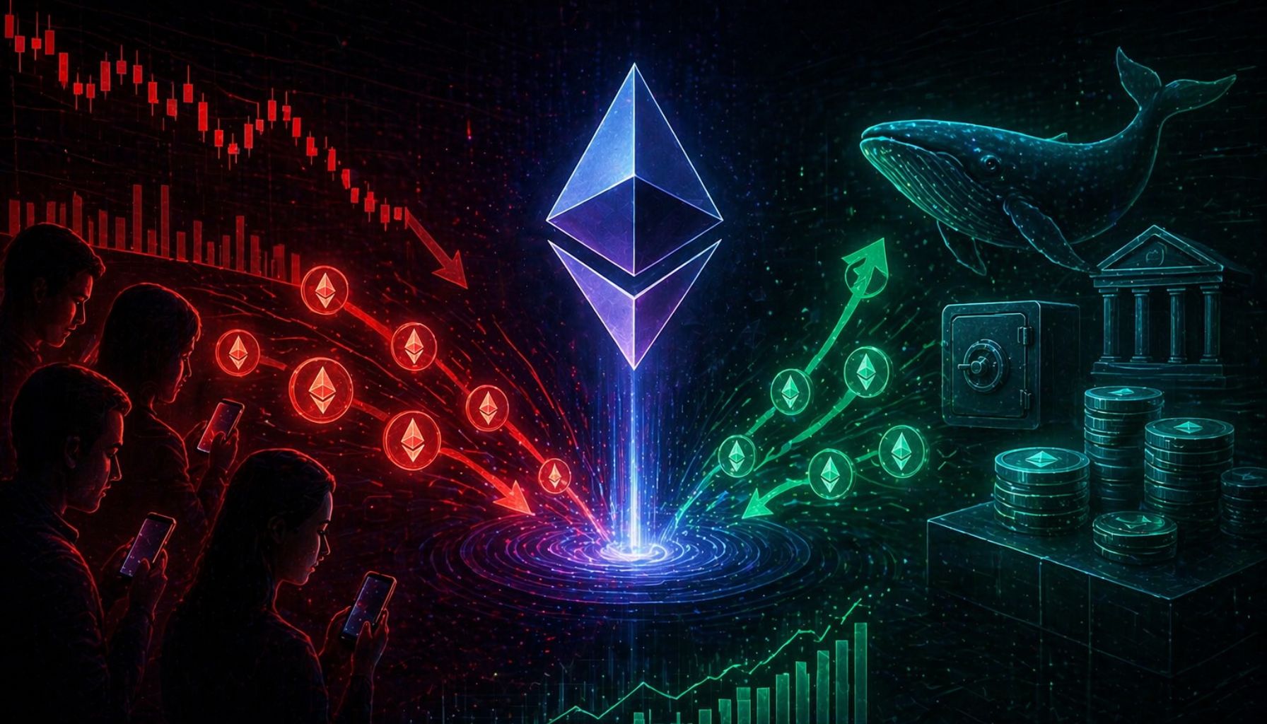 Retail Is Cashing Out On Ethereum, But The Selloff Is Being Absorbed. Discover Who Is Buying