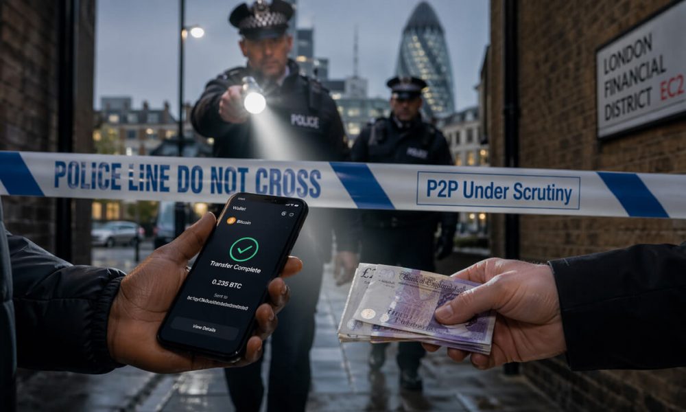 UK police raids on people trading crypto for cash raises a hard question about financial freedom
