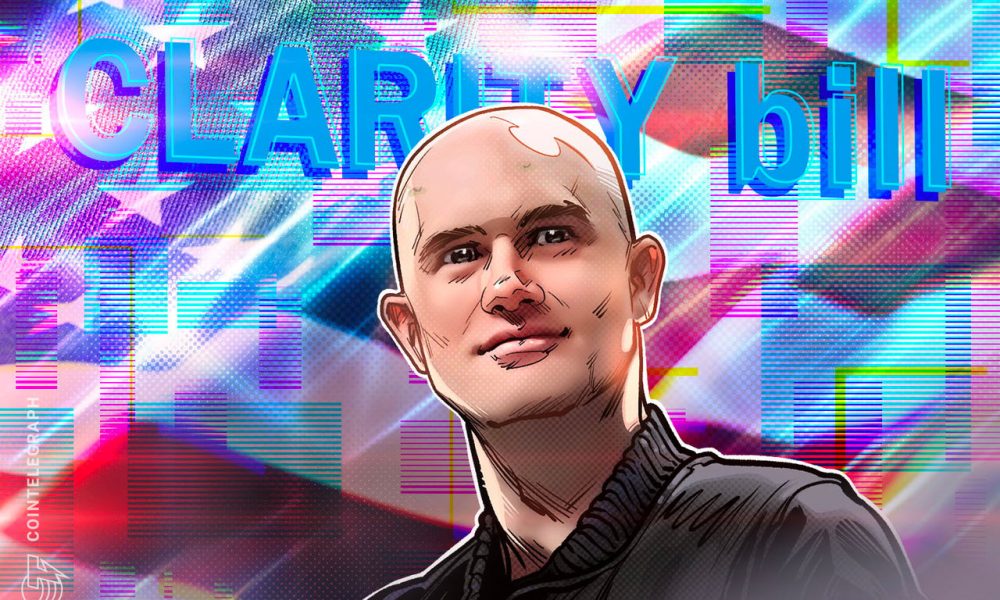 Coinbase CEO Brian Armstrong Says Clarity Act 'Closer Than Ever'