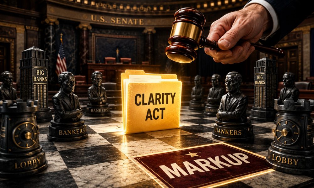 Banking lobby attempts to kill Clarity Act's stablecoin progress as markup is scheduled for next week