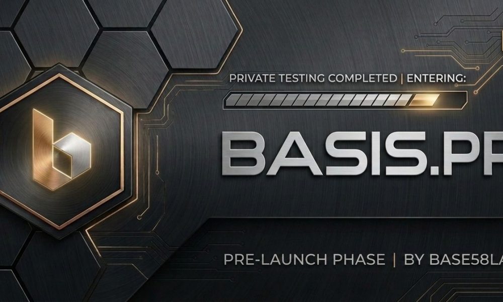 Basis.pro, built by Base58Labs, completes private testing and enters pre-launch phase