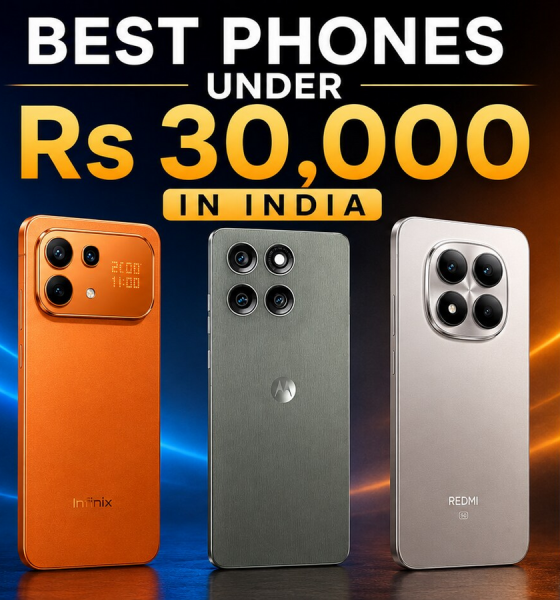 Best smartphones under ₹30,000 featuring OnePlus Nord CE 6, Infinix Note 60 Pro and Motorola Edge 60 Pro
