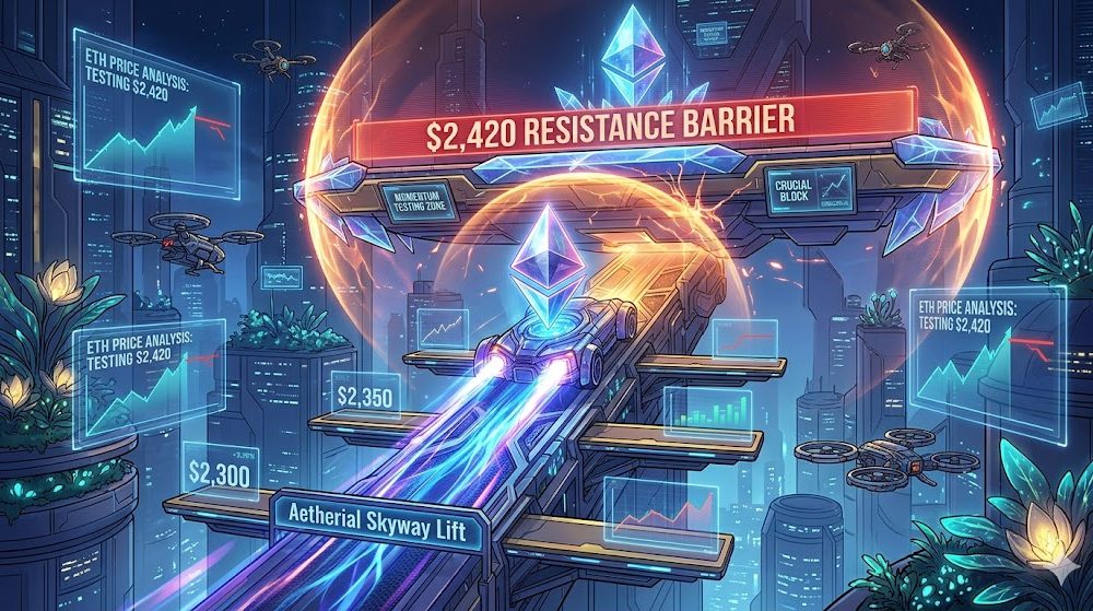 Ethereum Price Tries To Extend Gains, $2,420 Stands In The Way