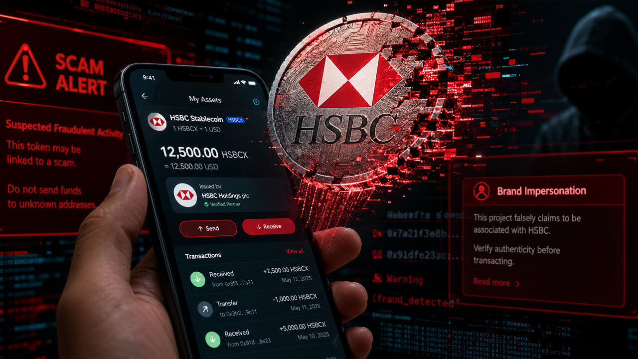 Fake HSBC bank stablecoins hit the market showcasing dangerous new crypto scam wave