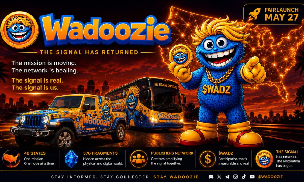 Inside Wadoozie, the $WADZ Mission Activating 48 States