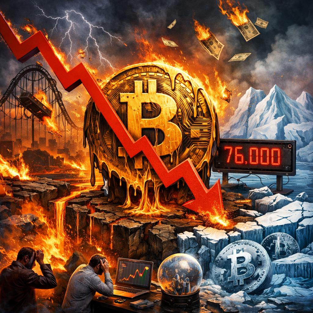 The Bitcoin Meltdown: What’s Behind The Drop To $76,000, And What’s Next