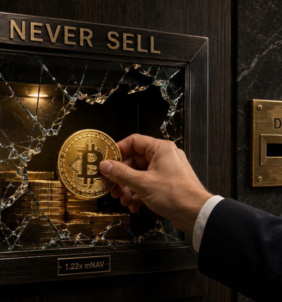 The “never sell” Bitcoin treasury trade is seriously starting to crack