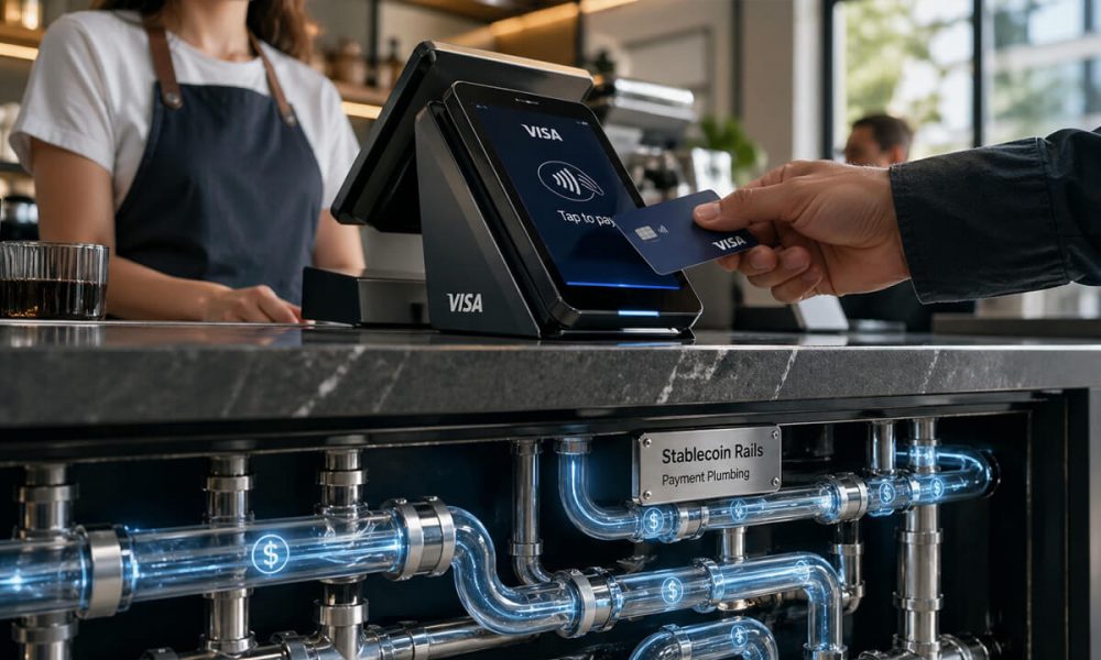 Visa is quietly building stablecoins into mainstream payment plumbing without you knowing