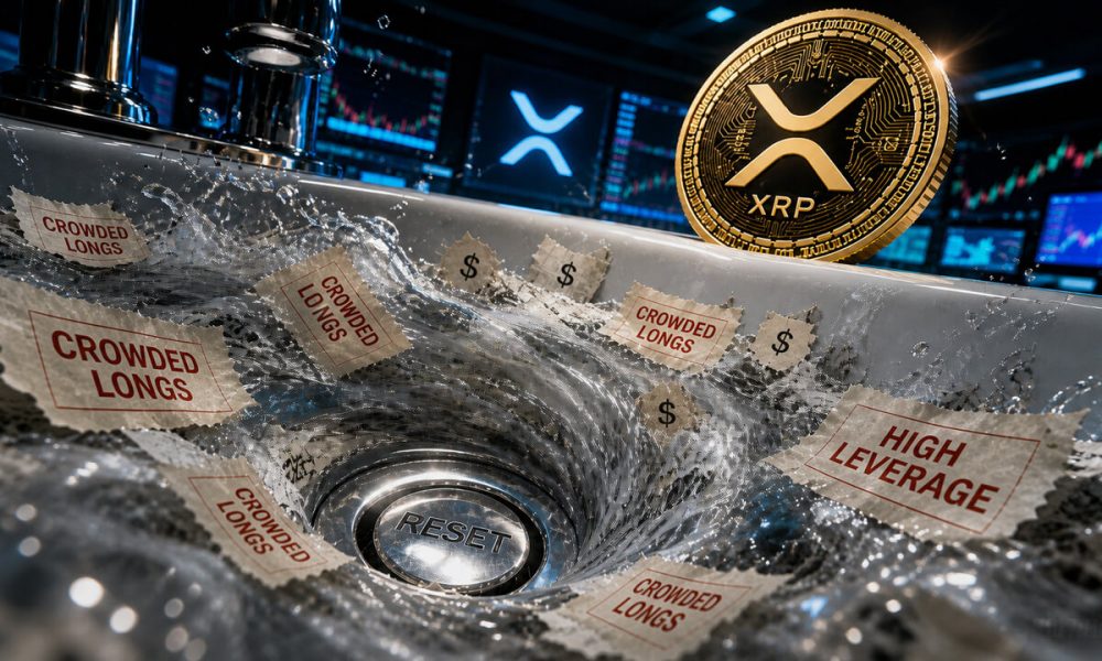 XRP’s leverage has been flushed out while price holds