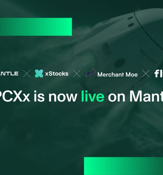 Mantle and xStocks Bring Tokenized SpaceX (SPCXx) to Fluxion & Merchant Moe as History’s Largest IPO Goes Live